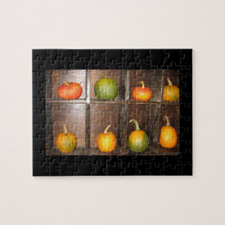 Puzzle d'automne de citrouille