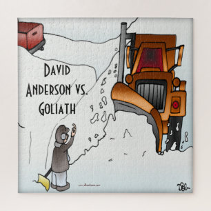 Puzzle David Anderson contre Goliath 20 x 20 Jigsaw Puzzl