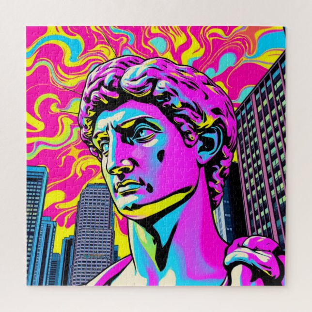 PUZZLE DAVID POP ART-4 (Vertical)