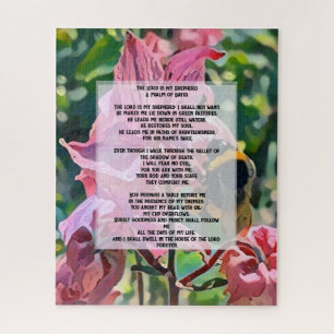 Puzzle David Psalm 23 citation biblique