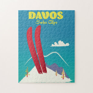 Puzzle Davos Alpes suisses