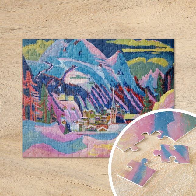 Puzzle Davos en hiver | Ernst Ludwig Kirchner (Créateur téléchargé)
