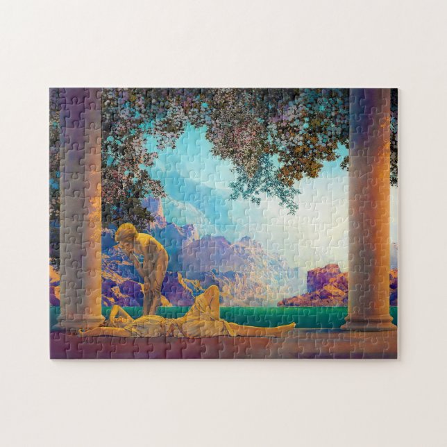 Puzzle Daybreak, 1922 par Maxfield Parrish (Horizontal)