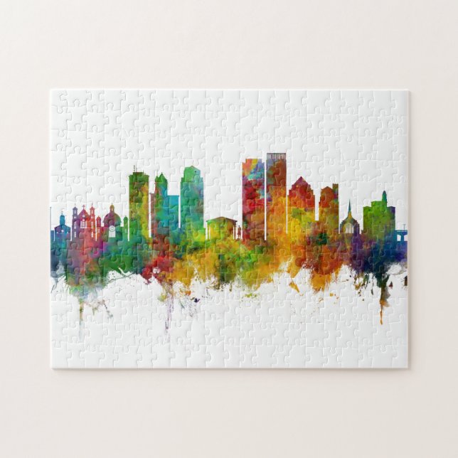 Puzzle Dayton Ohio Skyline (Horizontal)