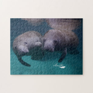 Puzzle de 2 amis de lamantin