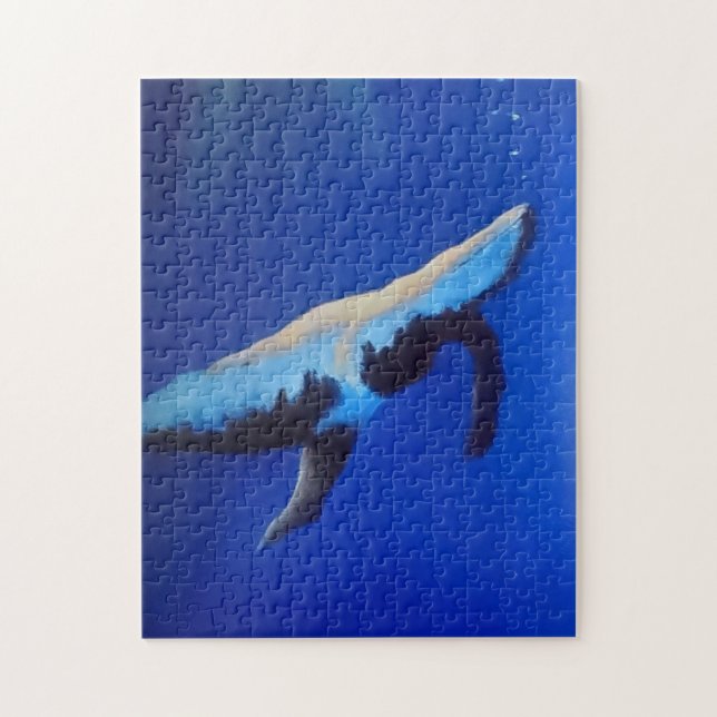 Puzzle de baleine à bosse du matin (Vertical)