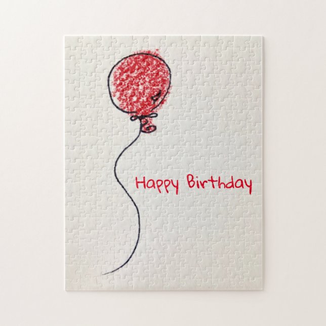 Puzzle de ballon rouge (Vertical)