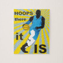 Puzzle de basketball 8x10 pour enfants à aveugle