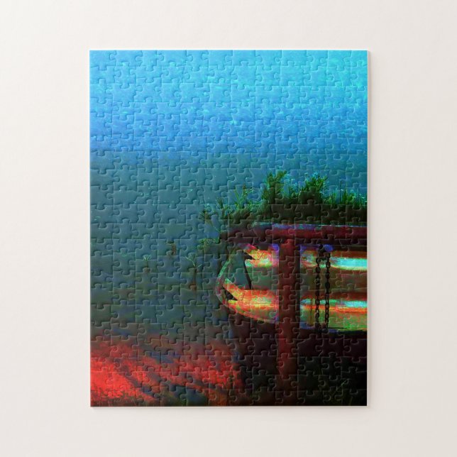 Puzzle de bateau rouillé (Vertical)