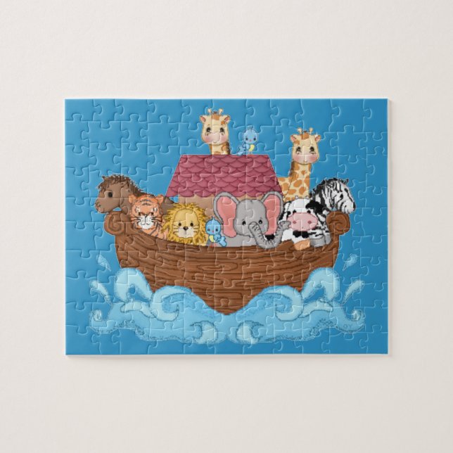 Puzzle de bébé de l'arche de Noé (Horizontal)