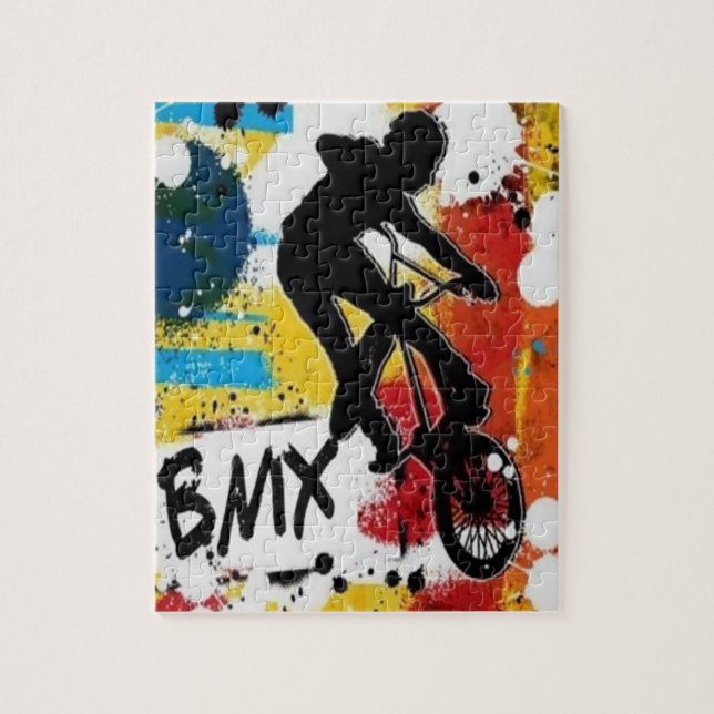 Puzzle de BMX avec la boîte-cadeau (Vertical)