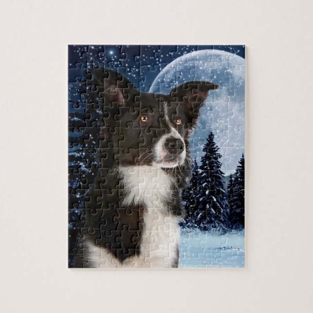Puzzle de border collie (Vertical)