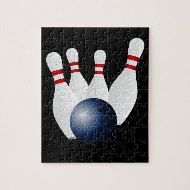 Puzzle de boule et de goupilles de bowling (Vertical)