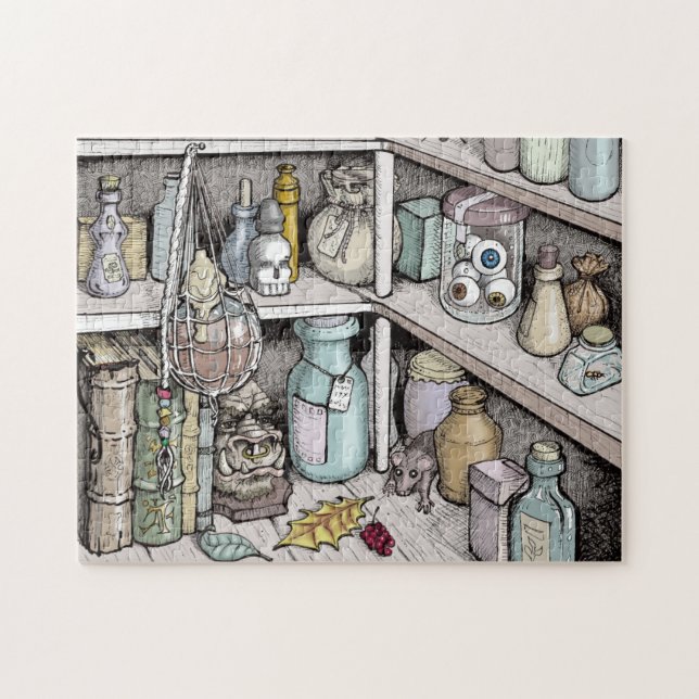 Puzzle de Cabinet du breuvage magique du magicien (Horizontal)