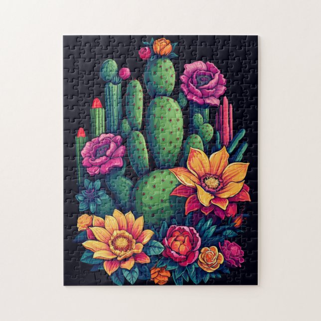 Puzzle de Cactus mexicain (Vertical)