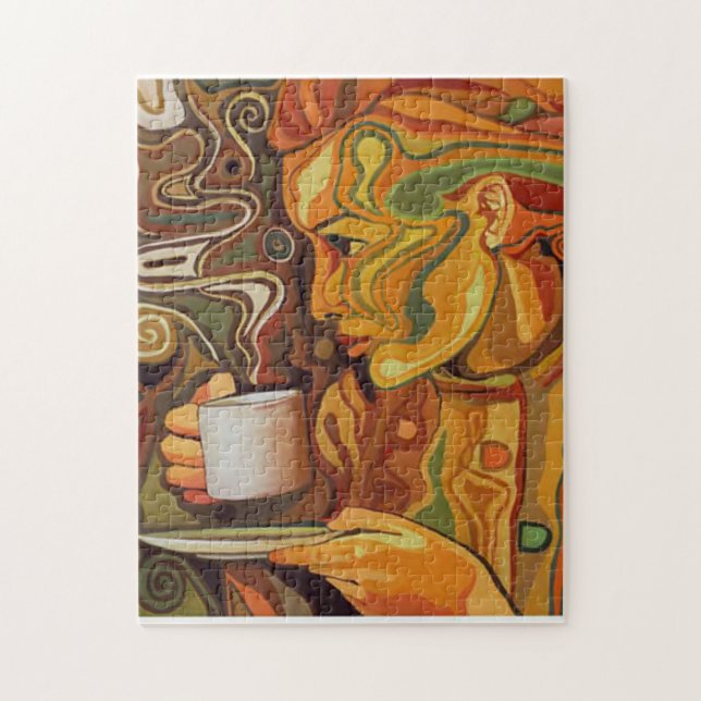 Puzzle de café coloré (Vertical)