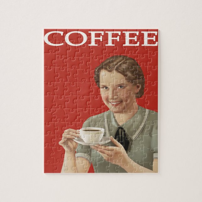 Puzzle de café vintage Puzzle (Vertical)