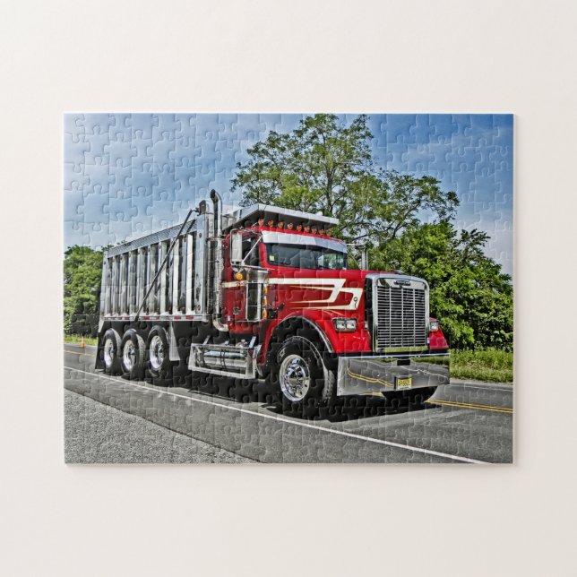 Puzzle de camion à benne basculante de CRA (Horizontal)