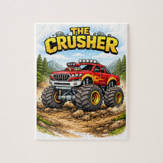 Puzzle de camion monstre pour enfants