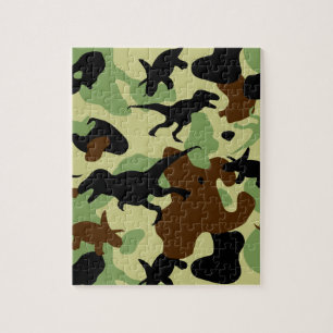 Puzzle de camouflage de dinosaure