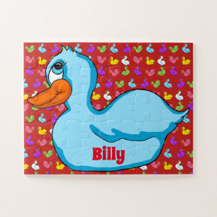 Puzzle de canard bleu