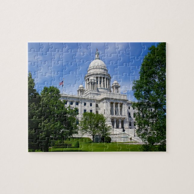 Puzzle de capitol d'Île de Rhode (Horizontal)