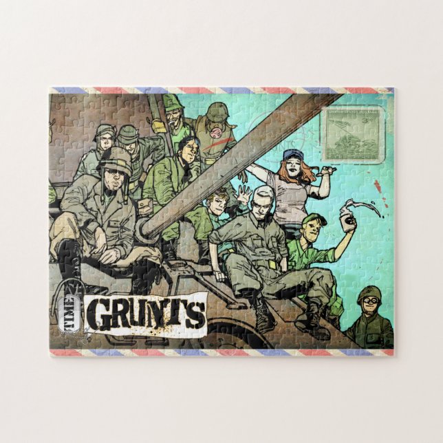 Puzzle de carte postale Time Grunts (Horizontal)