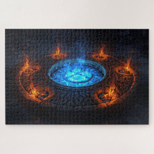 Puzzle de cercle de runes vikings