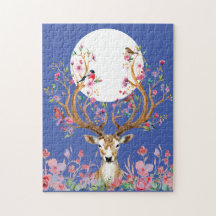 Puzzle de cerfs d'Imaginaire