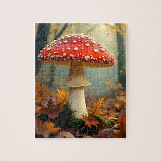 Puzzle de champignons d'automne (Vertical)