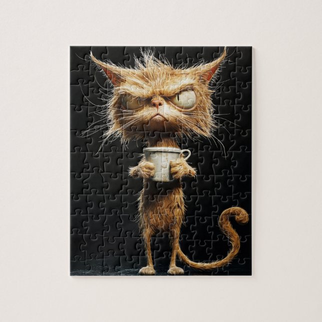 Puzzle de chat en colère (Vertical)