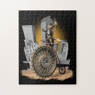 Puzzle de chat steampunk