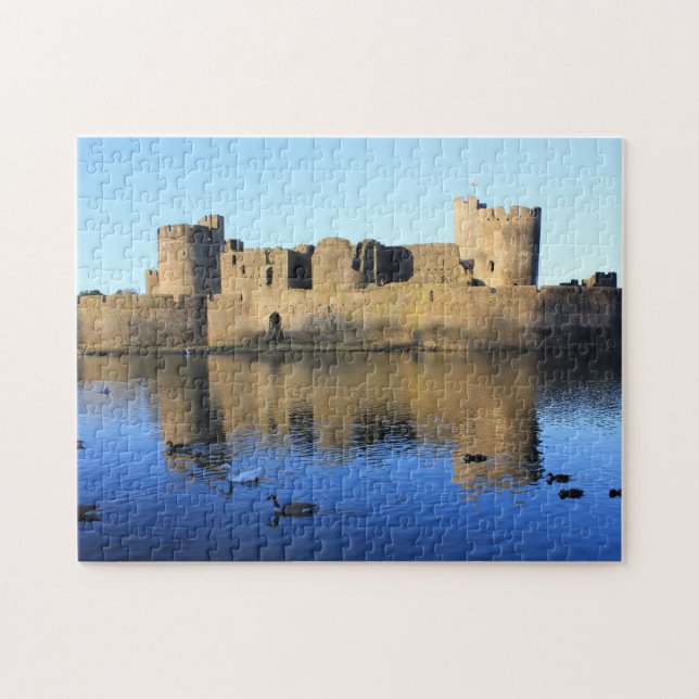 Puzzle de château de Caerphilly (Horizontal)