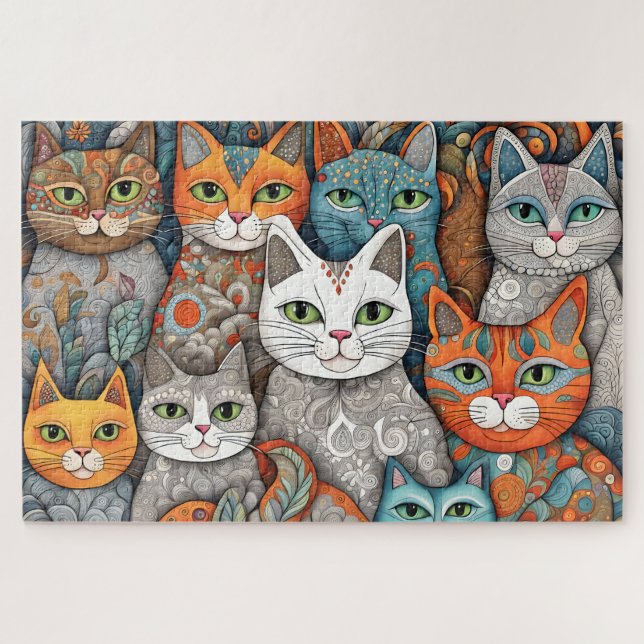 puzzle de chats apaisants (Horizontal)