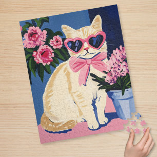 Puzzle de chats Preppy mignon