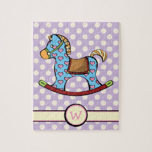 Puzzle de cheval à bascule Delightful Hearts