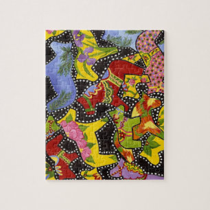 Puzzle de chevaux de Dala de danse