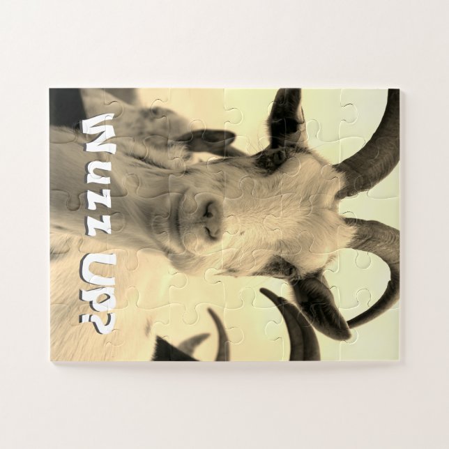 Puzzle de chèvre de Wuzz Up (Horizontal)