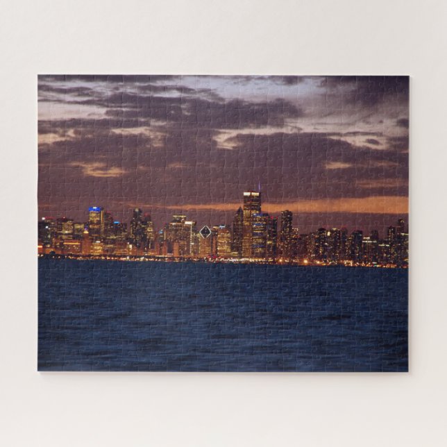 Puzzle de Chicago Skyline (Horizontal)