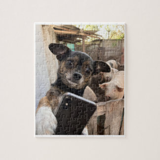 Puzzle de chien de ferme Chihuahua drôle