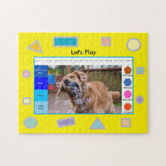 Puzzle de chien éducatif pour rendre vos enfants p