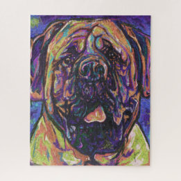 Puzzle de chien mastiff