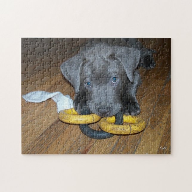 Puzzle de chiot Labrabull (Horizontal)