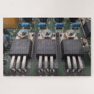 Puzzle de circuit de transistère