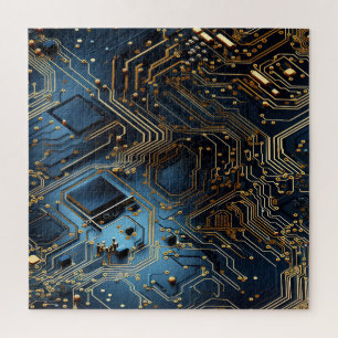 Puzzle de circuits électroniques
