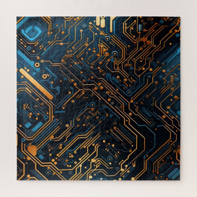 Puzzle de circuits électroniques (Vertical)