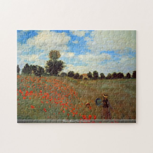 Puzzle de Claude Monet - de Les Coquelicots (Horizontal)