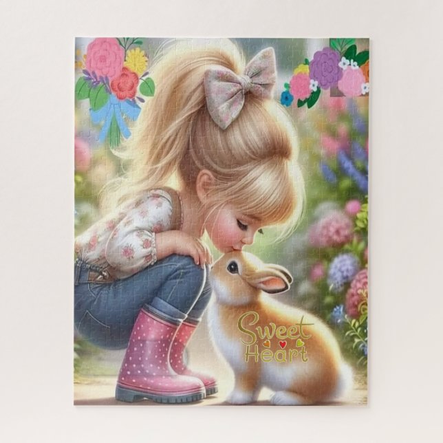 Puzzle de coeur doux (Vertical)