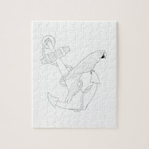 Puzzle de coloration pour adultes de perroquets na