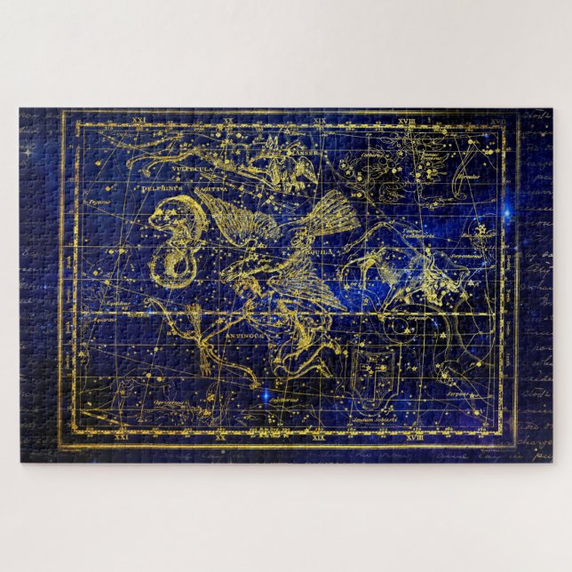 puzzle de constellation de delphinus (Horizontal)